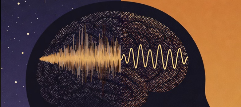 Brainwave entrainment visualization for sleep transition